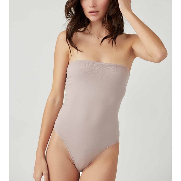 FREE PEOPLE Tati Seamless Tube Bodysuit / Etherea - Picture 2 of 7